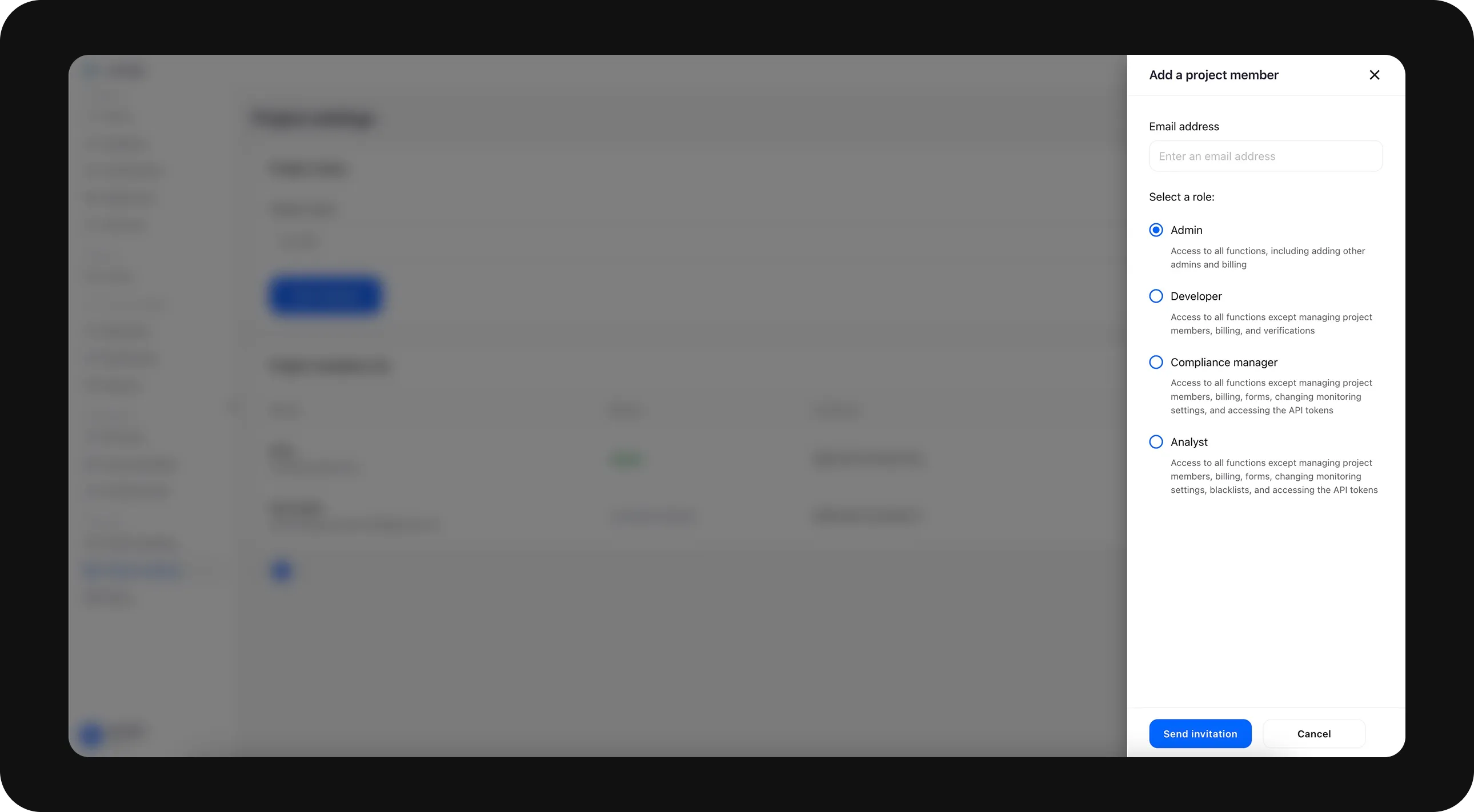 Project Settings